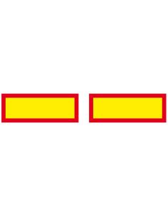 Señal V6 de Vehículo Largo 2 X 565X200MM Vignal | LeonLeds