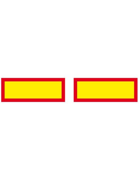 Señal V6 de Vehículo Largo 2 X 565X200MM Vignal | LeonLeds