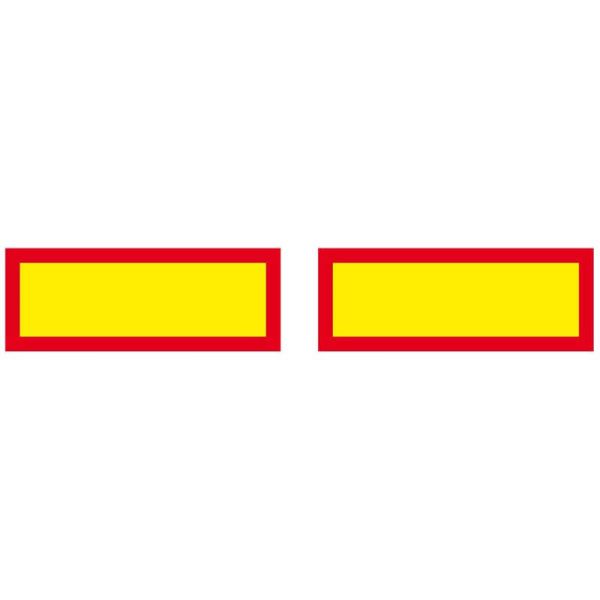 Señal V6 de Vehículo Largo 2 X 565X200MM Vignal | LeonLeds