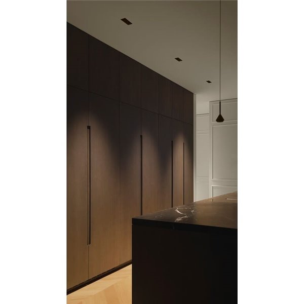 Downlight LED encastrable BLACK FOSTER REC 3 Lumières FLOOD 2700K/3000K/4000K Blanc, Gradable/Non Gradable