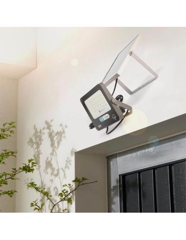 Foco Proyector LED Solar Milan 50W 6000K con Mando a Distancia