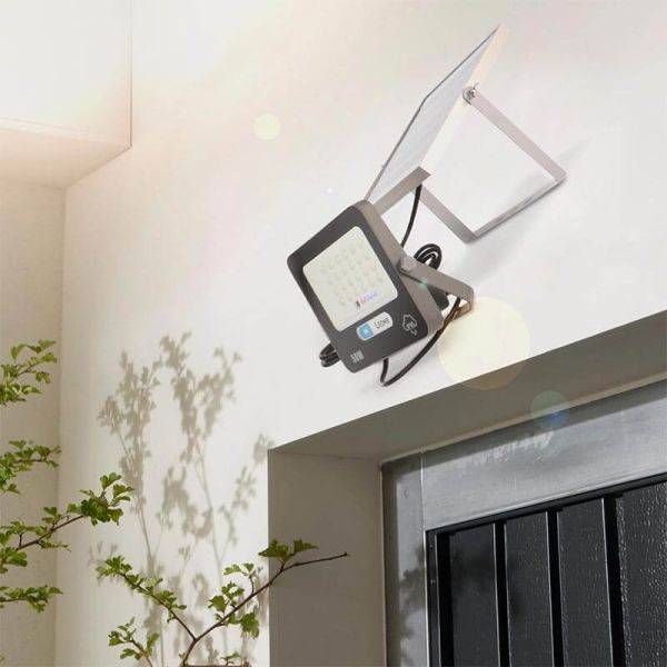Foco Proyector LED Solar Milan 50W 6000K con Mando a Distancia