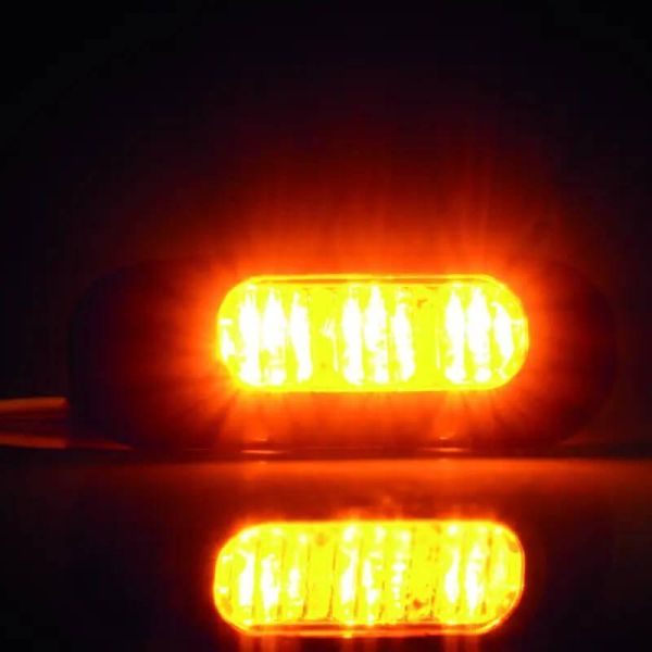 Mesures de balisage LED FT-210 ambre | LeonLeds