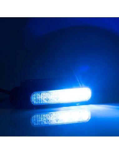 Luz LED Estroboscópica Azul | Barra de Aviso LED Azul | Barra LED Fristom FT-200 N | Iluminação LeonLeds