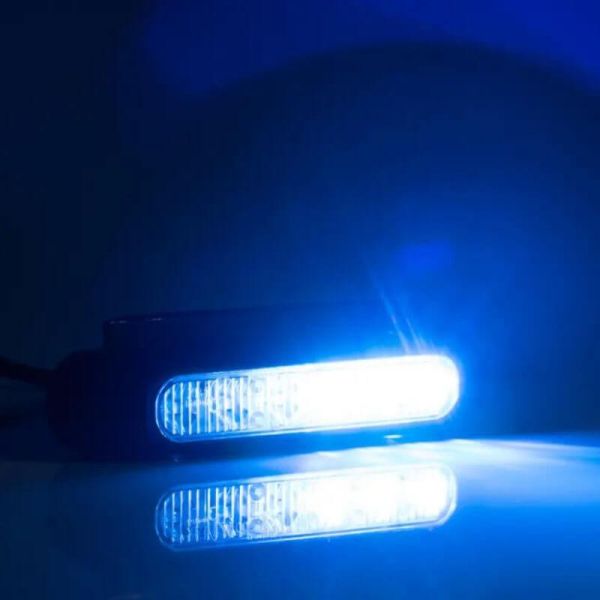 Lumière stroboscopique LED bleue | Barre d'avertissement LED bleue | Barre LED Fristom FT-200 N | LeonLeds Illumination