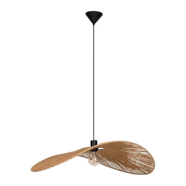 Plafonnier Pamela 80 cm en fibre naturelle, collection Siruela 31992