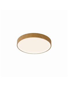 Plafón LED CUMBUCO II Madera CCT  30W/40W/50W Regulable 2700K-3300K-4000K
