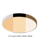 Plafón LED CUMBUCO II Madera CCT  30W/40W/50W Regulable 2700K-3300K-4000K