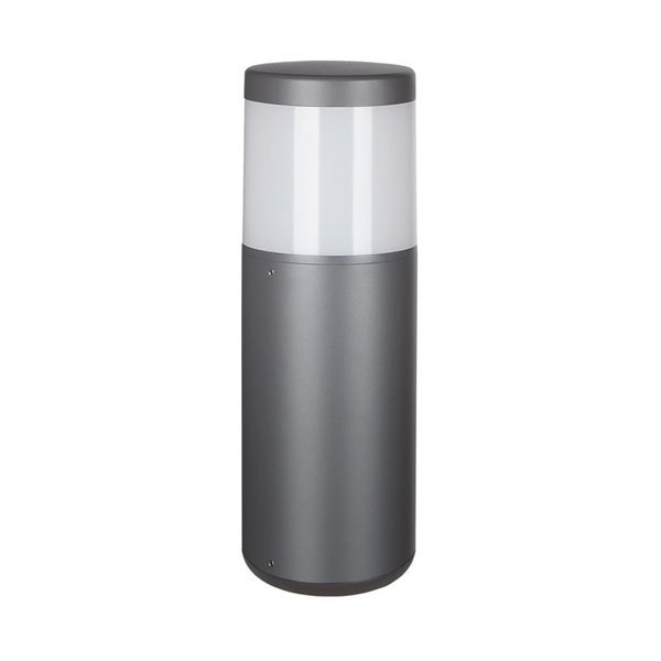 Sobremuro para Exterior CHICAGO Gris oscuro o Blanco Redondo 35cm alto IP65 E27  (No Incl.)