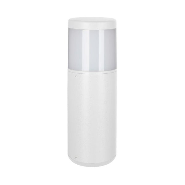 Candeeiro de parede exterior CHICAGO Cinzento Escuro ou Branco Redondo 35cm de altura IP65 E27 (Não Incl.)