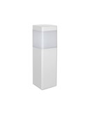 Sobremuro exterior Cuadrado CHICAGO Gris oscuro o Blanco 35cm altura, IP65 E27 (No incl.)