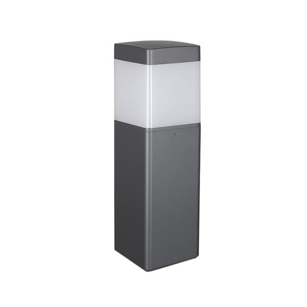 Sobremuro exterior Cuadrado CHICAGO Gris oscuro o Blanco 35cm altura, IP65 E27 (No incl.)