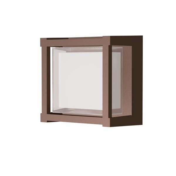 Plafón de Teche/Aplique de pared LED de exterior IP65 CREEK blanco/negro/Corten - 15W - CCT 2700K_3300K_4000K
