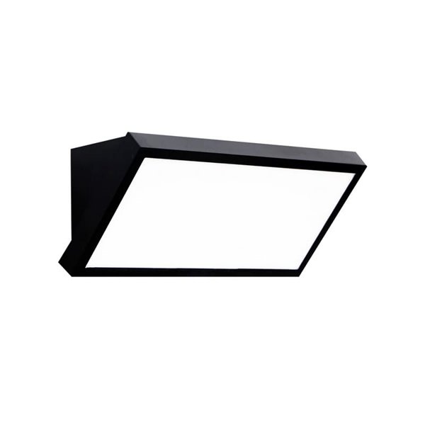 Aplique LED retangular para exterior CREEK - 20W - CCT 2700K-3300K-4000K preto/branco/corten