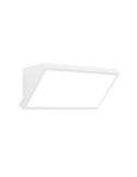 Aplique de exterior LED rectangular CREEK - 20W - CCT 2700K-3300K-4000K negro/blanco/corten