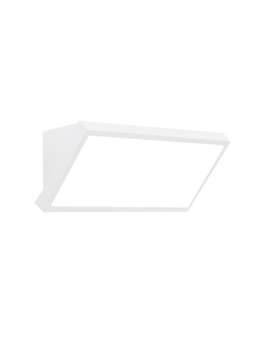 Aplique de exterior LED rectangular CREEK - 20W - CCT 2700K-3300K-4000K negro/blanco/corten