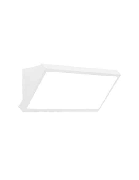Aplique LED retangular para exterior CREEK - 20W - CCT 2700K-3300K-4000K preto/branco/corten