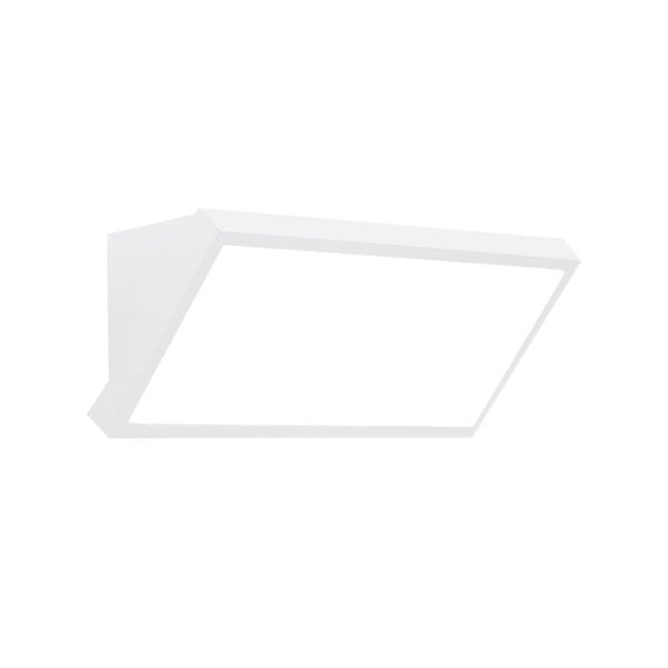 Aplique de exterior LED rectangular CREEK - 20W - CCT 2700K-3300K-4000K negro/blanco/corten