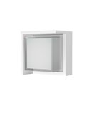 Aplique LED exterior cuadrado CREEK - 15W - CCT 2700K-3300K-4000K negro/blanco/corten