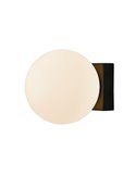 Plafón de Techo/Aplique de Pared LED PUEBLA  6W 3000K negro/oro satinado