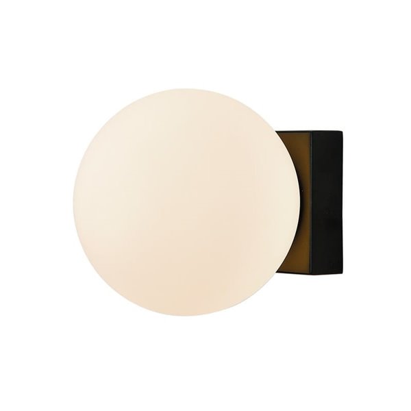 Plafón de Techo/Aplique de Pared LED PUEBLA  6W 3000K negro/oro satinado
