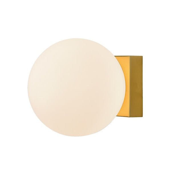 Plafón de Techo/Aplique de Pared LED PUEBLA  6W 3000K negro/oro satinado