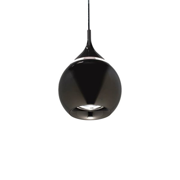 Suspension LED en forme de goutte DROP 7W 3000K Noir Perle