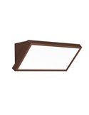 Aplique LED retangular para exterior CREEK - 20W - CCT 2700K-3300K-4000K preto/branco/corten