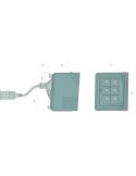 Faro de trabajo cuneteros LED para tractores John Deere 30W 3.000Lm para tractores John Deere Serie 00 y 10 con conector H11