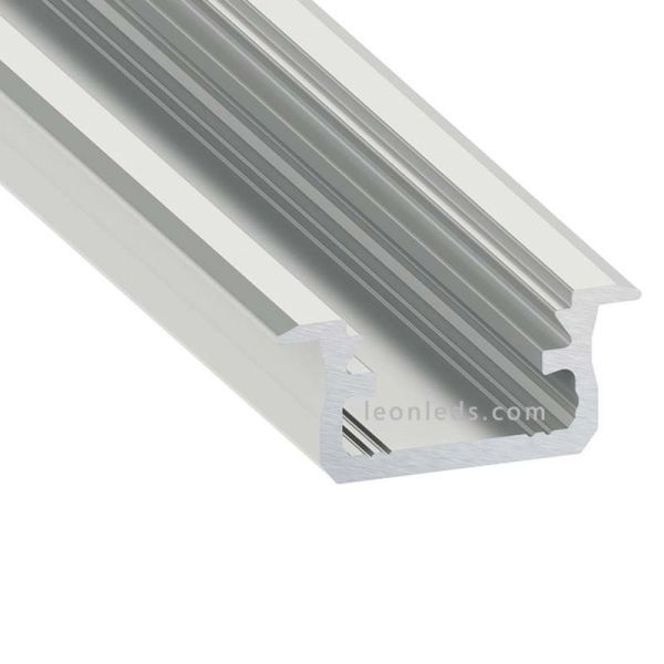 Perfil Empotrable de Aluminio -Tipo B- 2M | LeonLeds