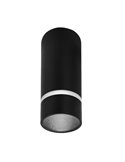 Foco de Techo corto (102cm de alto) SPLIT S MINI GU10 (No incl.)  negro /blanco