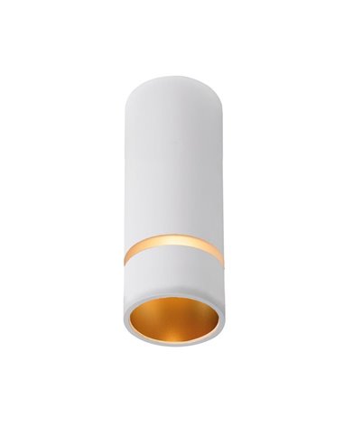 Spot de plafond court (102 cm de haut) SPLIT S MINI GU10 (non inclus) noir/blanc