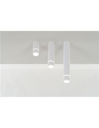 Spot de teto longo (202 cm de altura) SPLIT M MINI GU10 (Não incl.) preto/branco