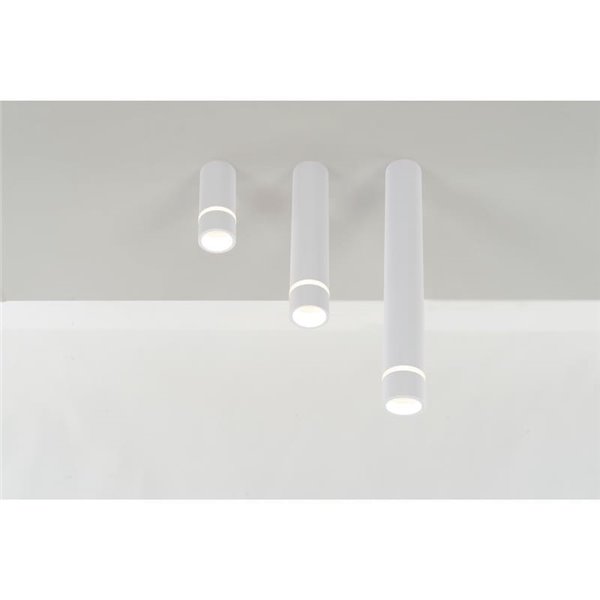 Foco de techo largo (202cm de alto) SPLIT M MINI GU10 (No incl.) negro/blanco