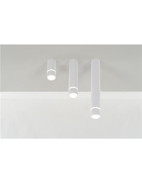 Foco de techo extra-largo (302cm de alto) SPLIT L MINI GU10 (No incl.) negro/blanco