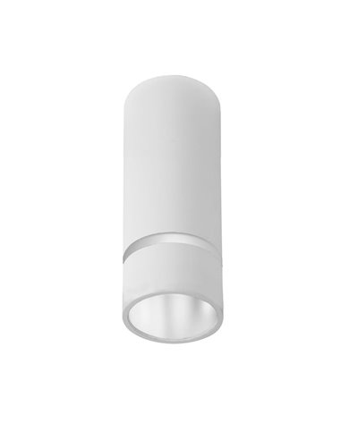 Foco redondo de techo (136cm de alto) SPLIT GU10 (No incl.), negro/blanco