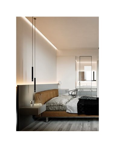 Plafonnier suspendu Mini SPLIT, GU10 (non incl.) noir/blanc