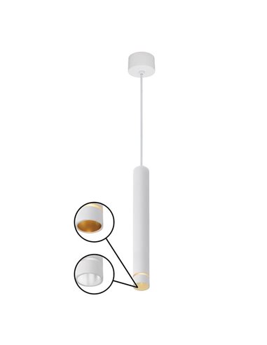 Lámpara de Techo Colgante Mini SPLIT, GU10 (No incl.) negro/blanco