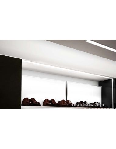 Perfil Empotrable de Aluminio -Tipo B- 2M | LeonLeds