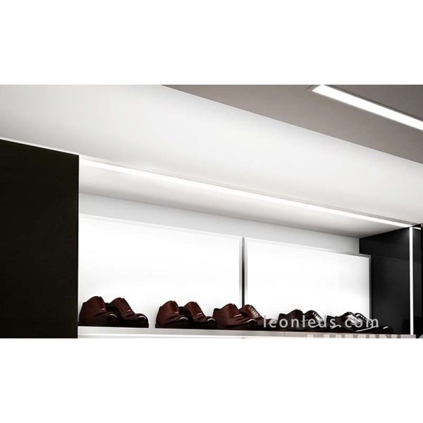 Perfil Empotrable de Aluminio -Tipo B- 2M | LeonLeds