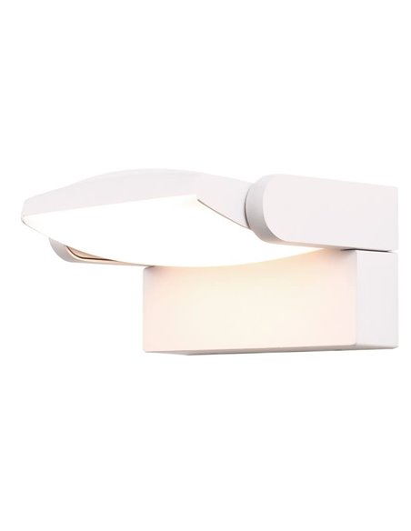 Aplique LED Exterior HOOD 12W 3000K blanco/gris oscuro