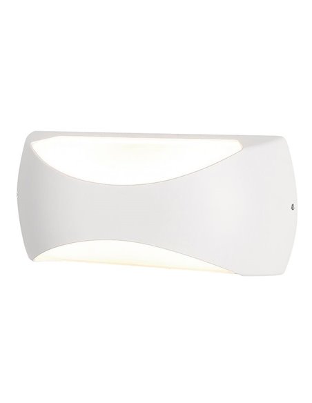 Aplique de pared LED para exterior BUTAN 12W 3000K blanco