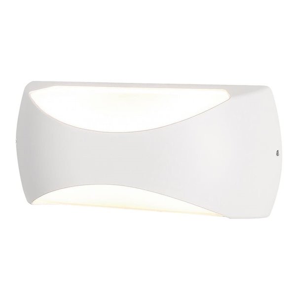 Aplique de pared LED para exterior BUTAN 12W 3000K blanco
