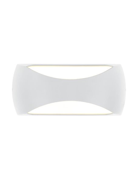 Aplique de pared LED para exterior BUTAN 12W 3000K blanco