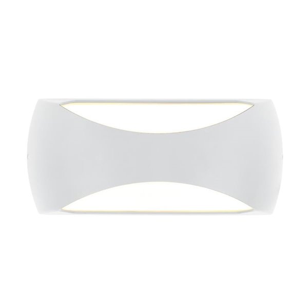Aplique de pared LED para exterior BUTAN 12W 3000K blanco