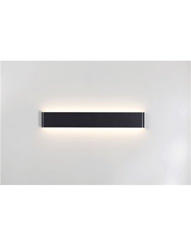 Aplique de pared LED EGEO negro 14W 2700K/3000K