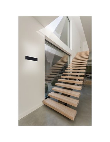 Aplique de pared LED EGEO negro 14W 2700K/3000K