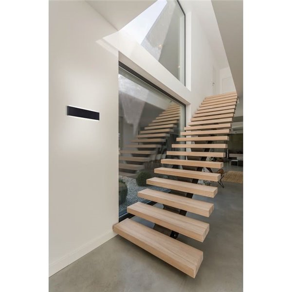 Aplique de pared LED EGEO negro 20W 2700K/3000K