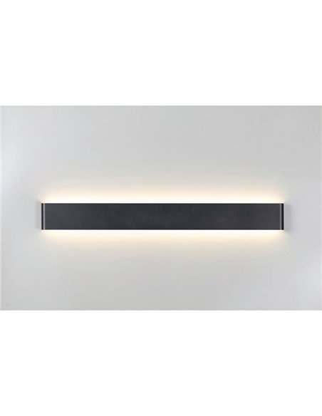 Aplique de pared LED EGEO negro 20W 2700K/3000K