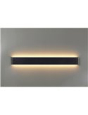 Aplique de pared LED EGEO negro 20W 2700K/3000K